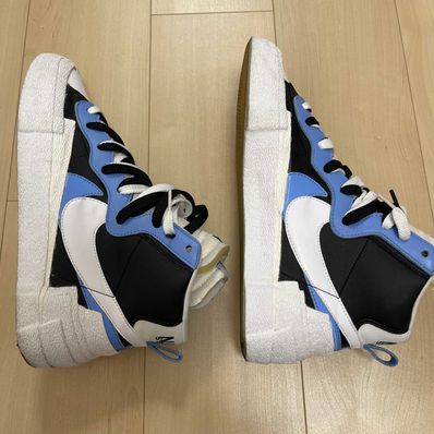 sacai × NIKE BLAZER MID "BLACK / BLUE"