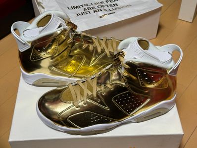 NIKE AIR JORDAN 6 RETRO "PINNACLE METALLIC GOLD"