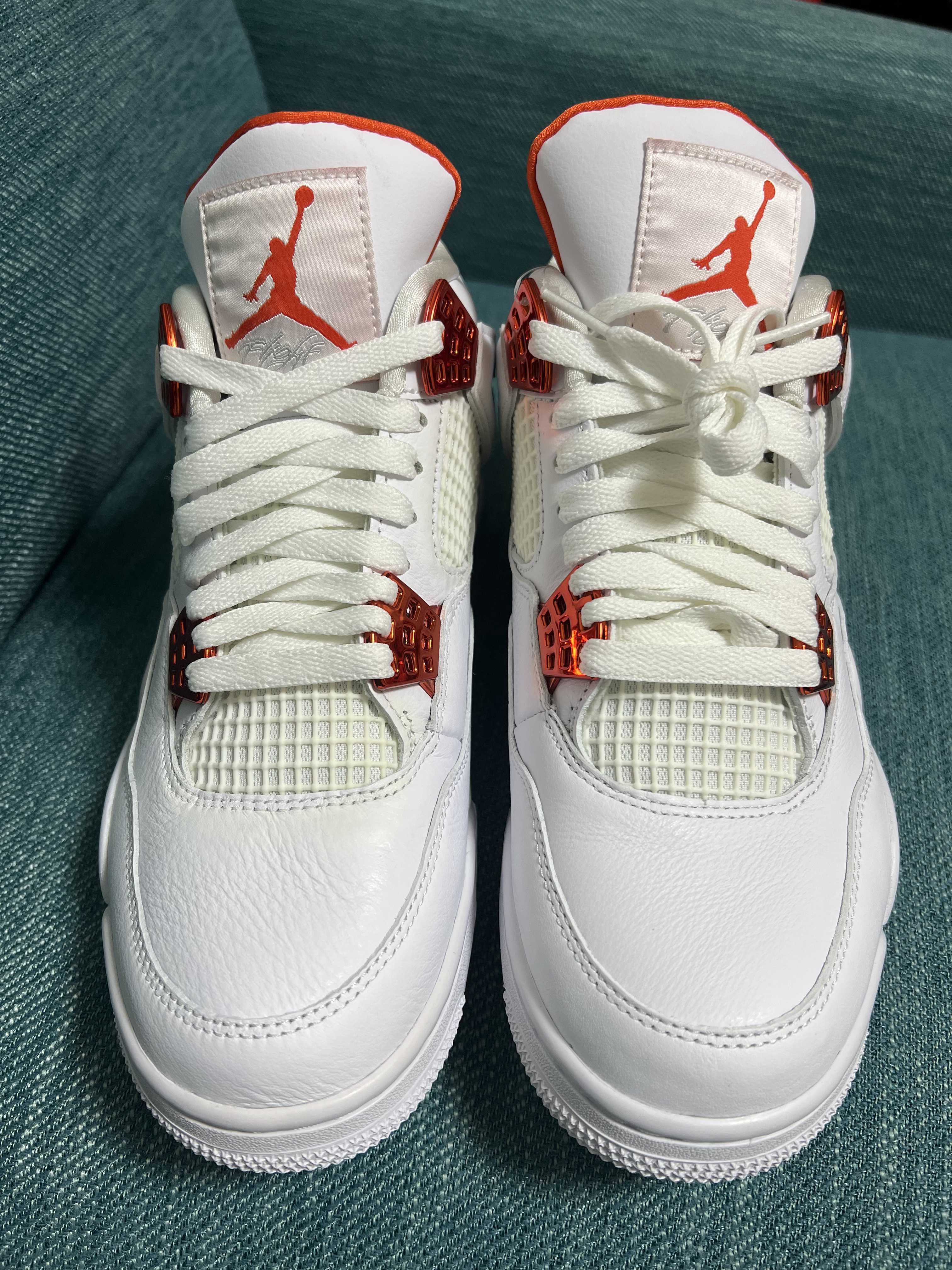Nike Air Jordan 4 Retro "White/Team Orange"