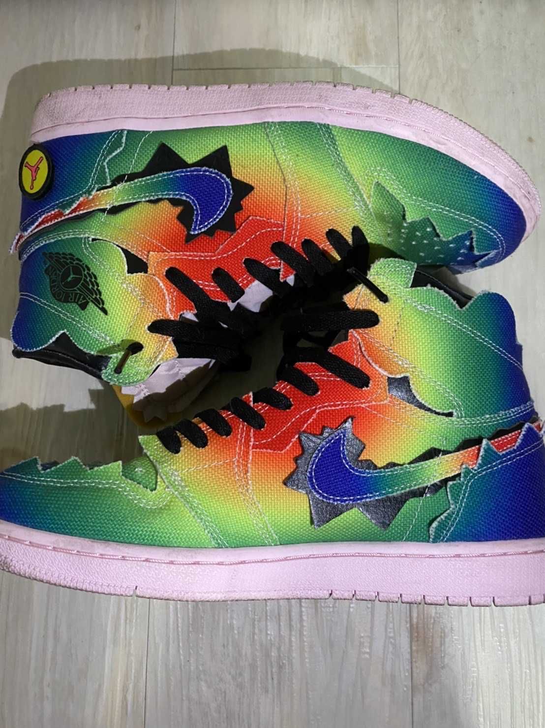 J Balvin × Nike Air Jordan 1 High OG "Rainbow"