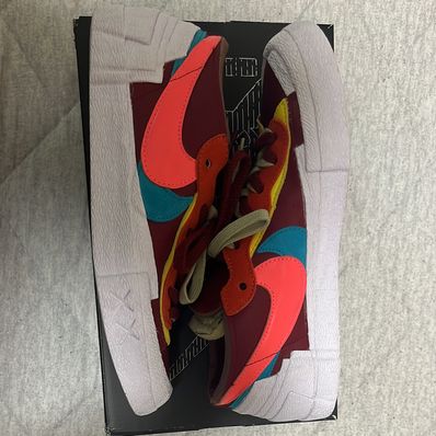 KAWS × sacai × Nike Blazer Low "Team Red"