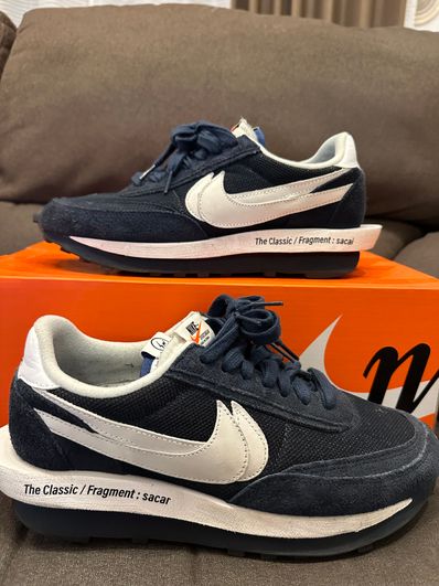 Fragment × sacai × Nike LD Waffle "Blackended Blue"