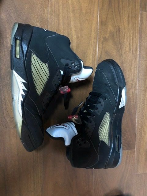 Nike Air Jordan 5 Retro OG "Black/Fire Red/Metallic Silver/White" (2016)