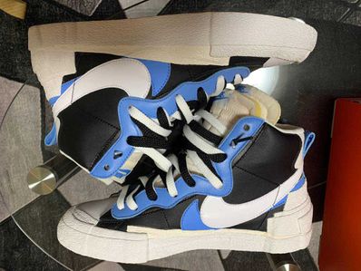 sacai × NIKE BLAZER MID "BLACK / BLUE"