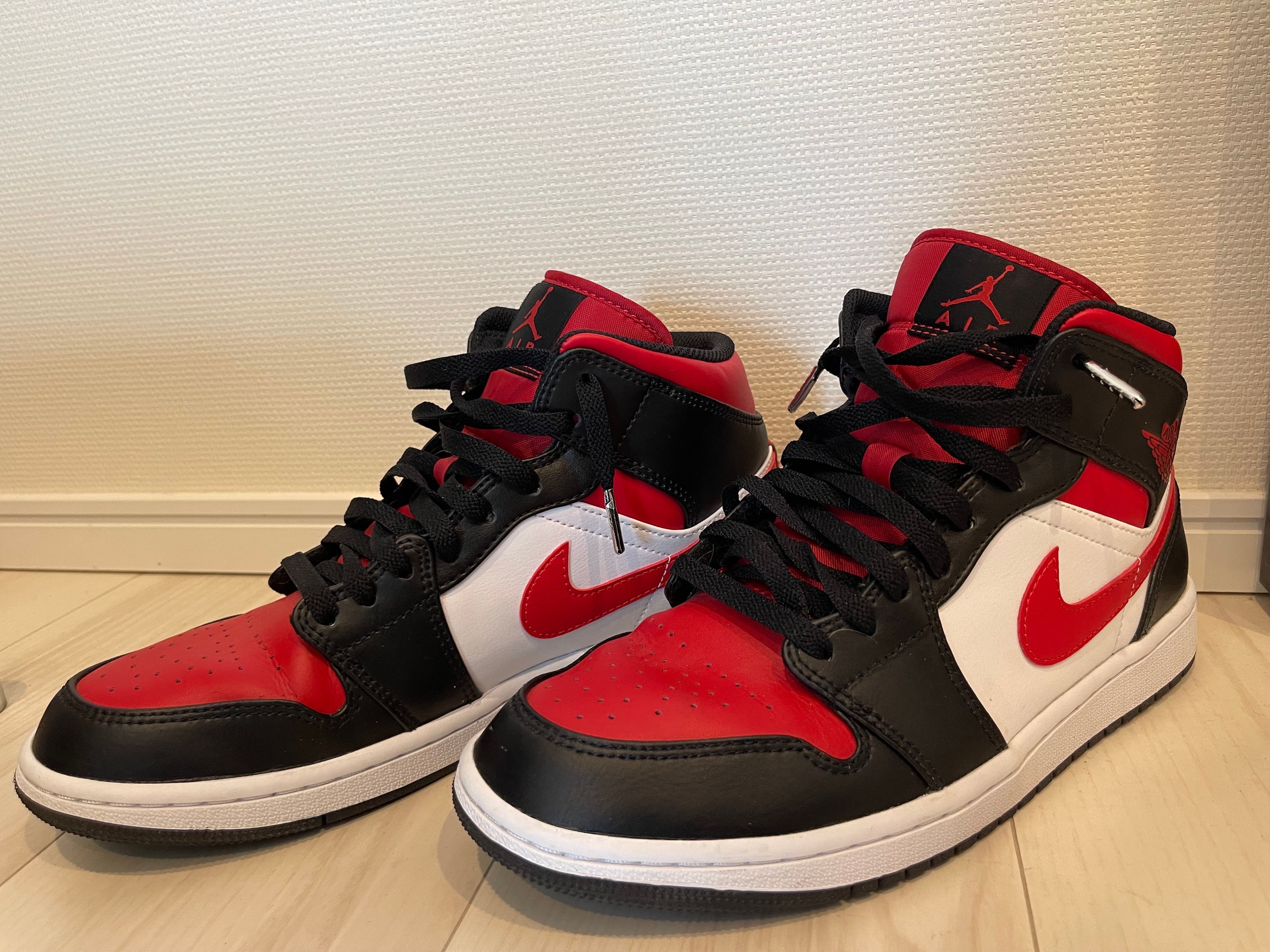 Nike Air Jordan 1 Mid "Black/Gym Red/White"