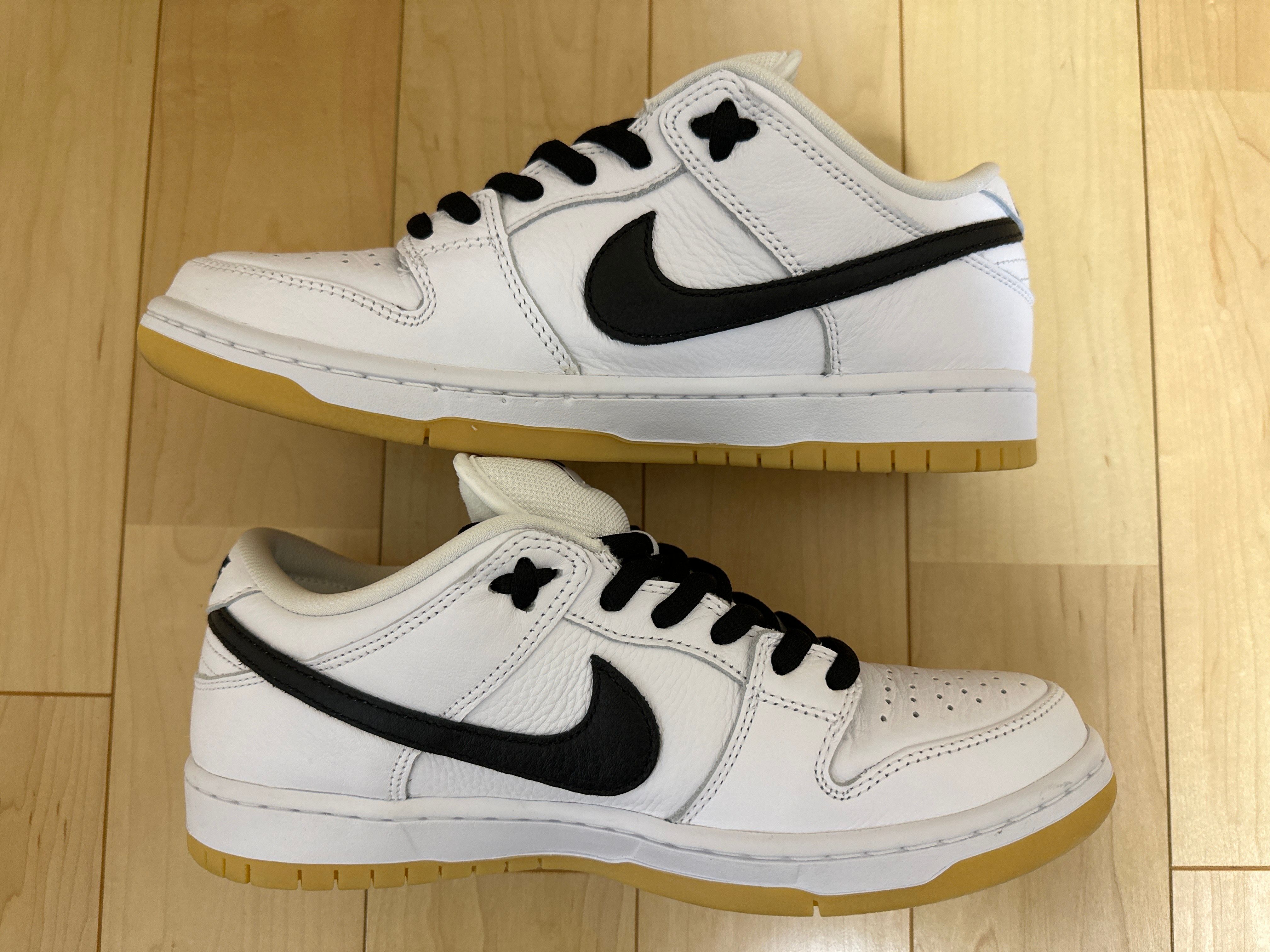Nike SB Dunk Low Pro "White/Black-White-Gum Light Brown"
