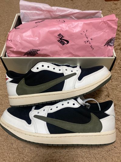 Travis Scott × Nike Women's Air Jordan 1 Low OG "Medium Olive"