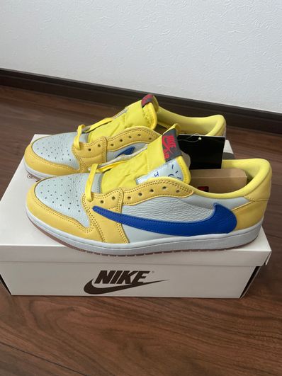 Travis Scott × Nike Women's Air Jordan 1 Retro Low OG "Canary"