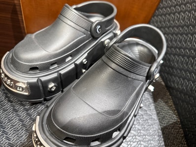 Crocs × BALENCIAGA Women's HardCrocs Sandal "Black"