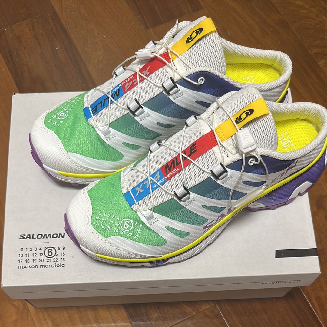 MM6 Maison Margiela × Salomon XT-4 Mule "White/Multi"