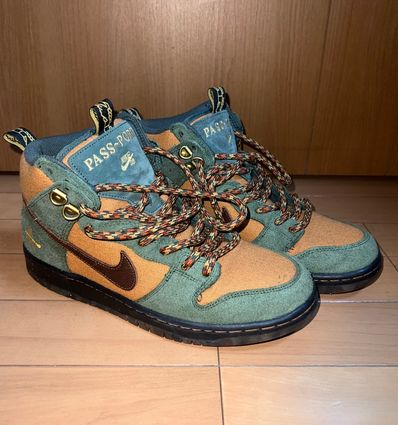 PASS~PORT × Nike SB Dunk High "Work Boot"