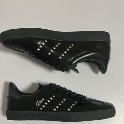 Dime × adidas Gazelle ADV "Core Black/Silver Metallic/Carbon"