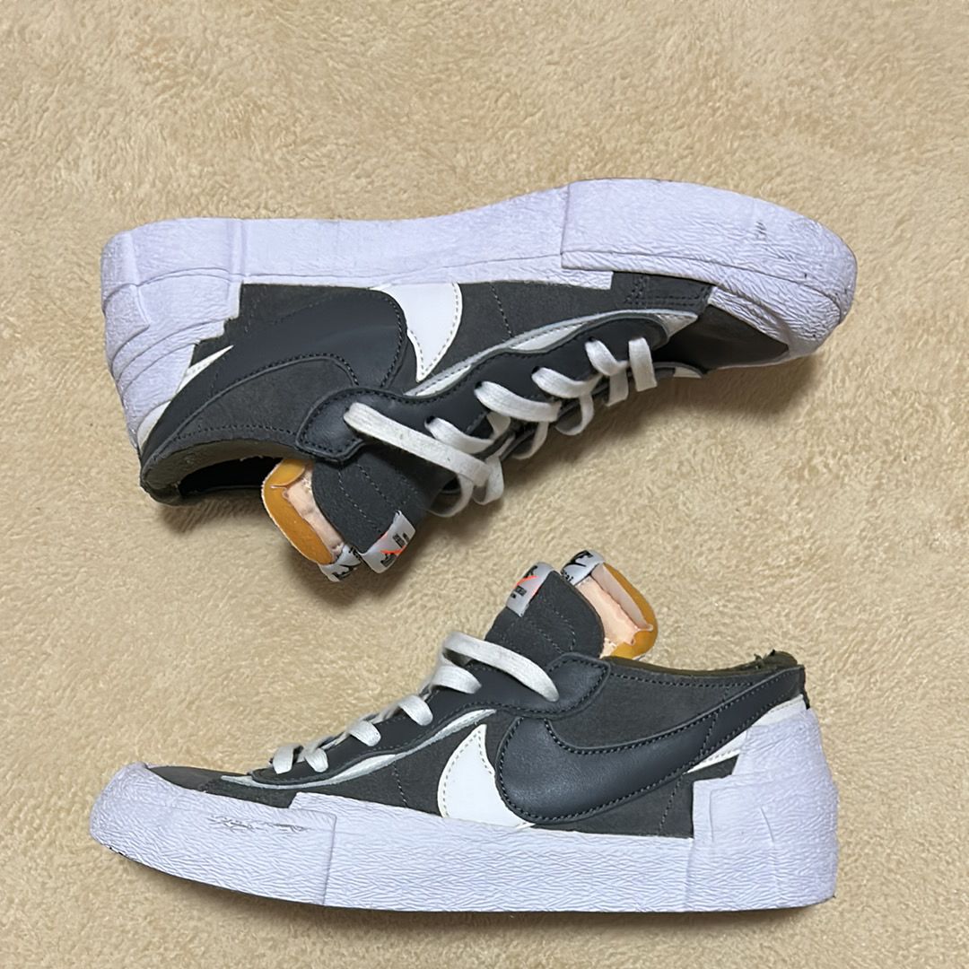 Sacai × Nike Blazer Low "Iron Grey"
