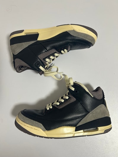A Ma Maniere × Nike Women's Air Jordan 3 Retro OG SP "Black and Flat Pewter/WYWS"