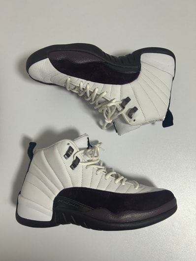 A Ma Maniere × Nike Women's Air Jordan 12 "White and Burgundy Crush"