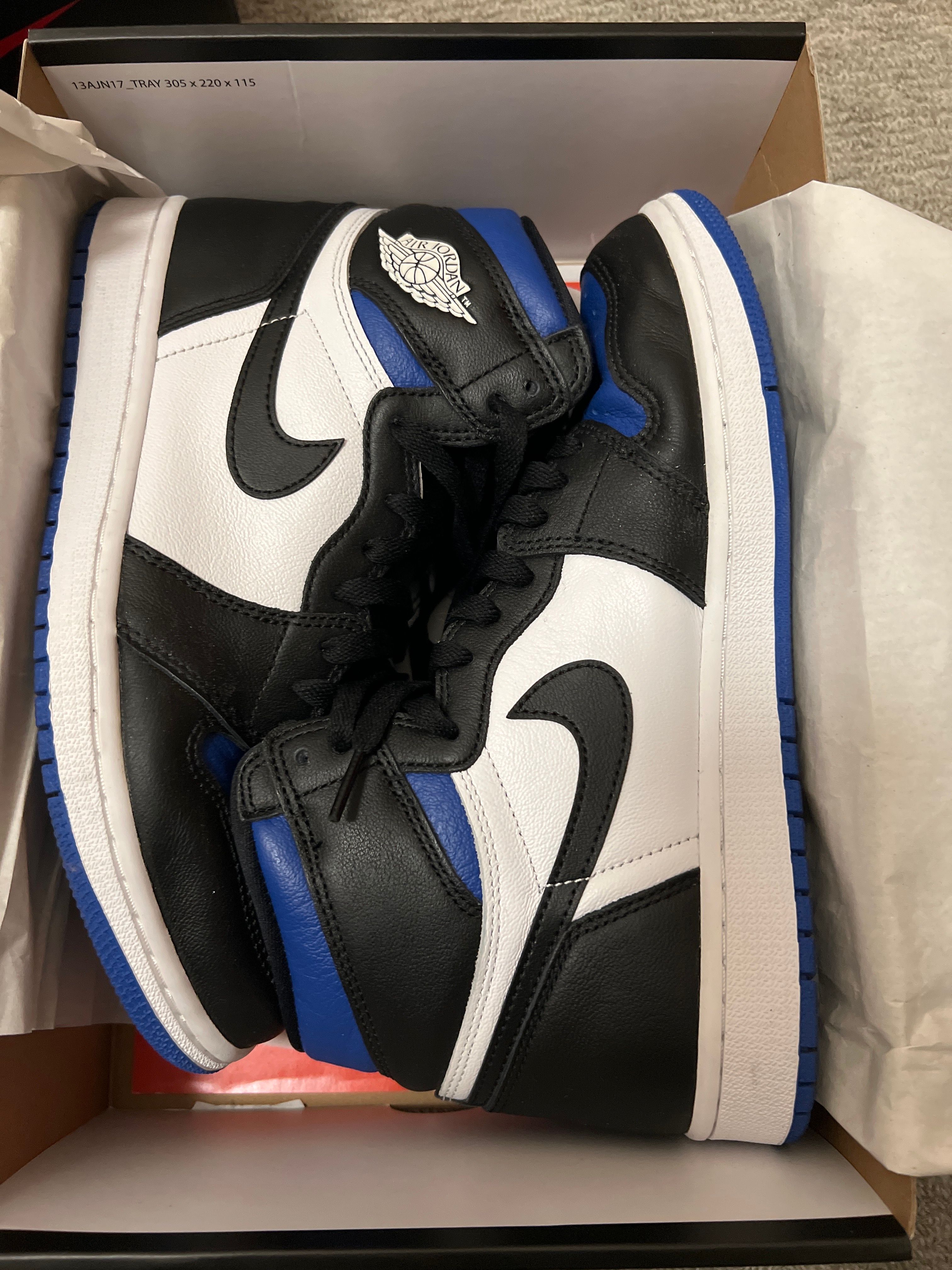Nike Air Jordan 1 Retro High OG "Royal Toe" (2020)