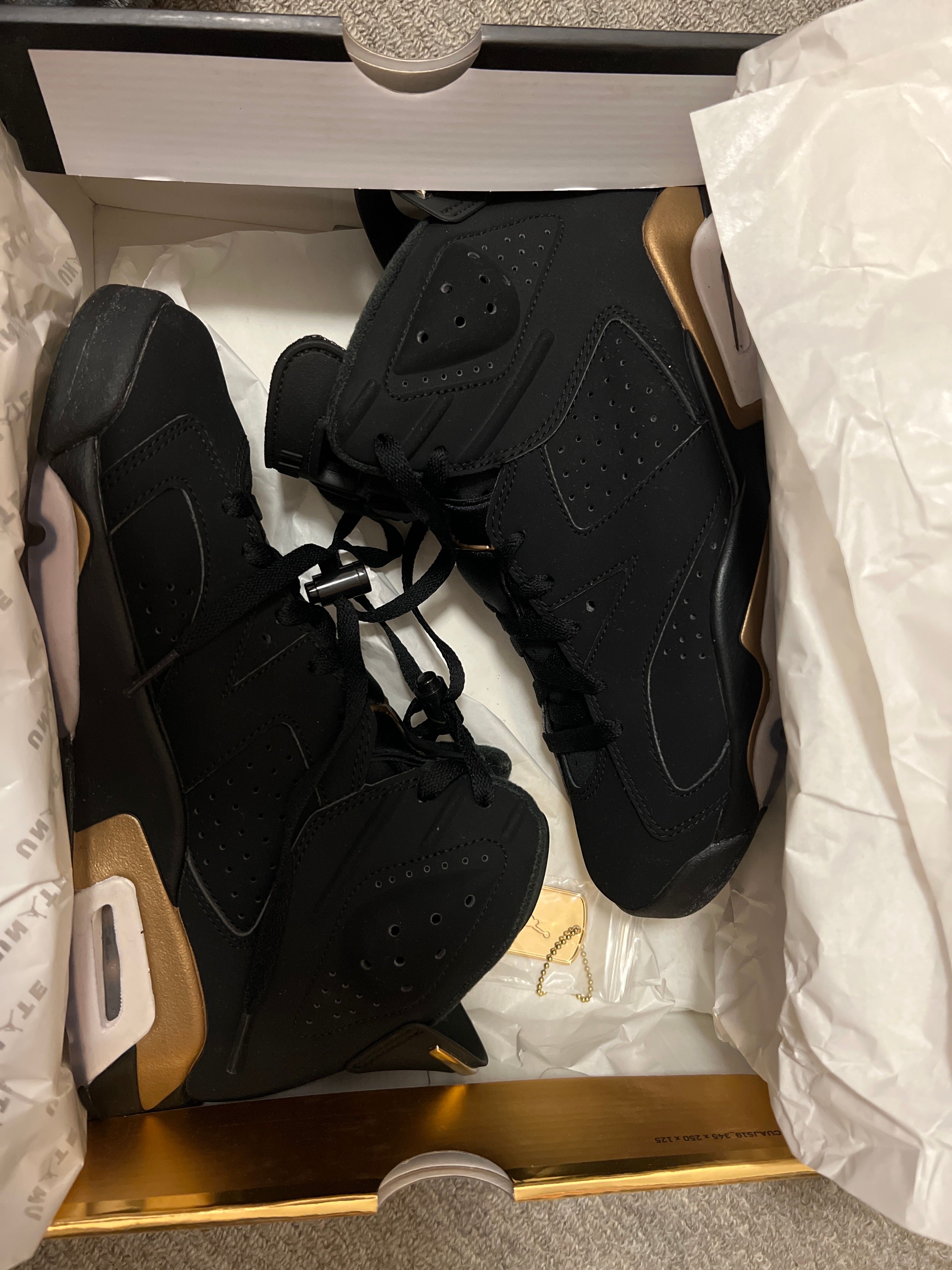 Nike Air Jordan 6 DMP "Black/Metallic Gold" (2020)