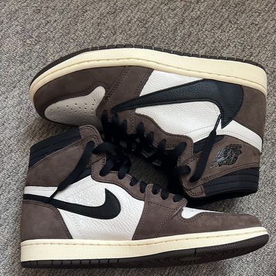 Travis Scott × Nike Air Jordan 1 Retro High OG TS SP "Sail/Dark Mocha"