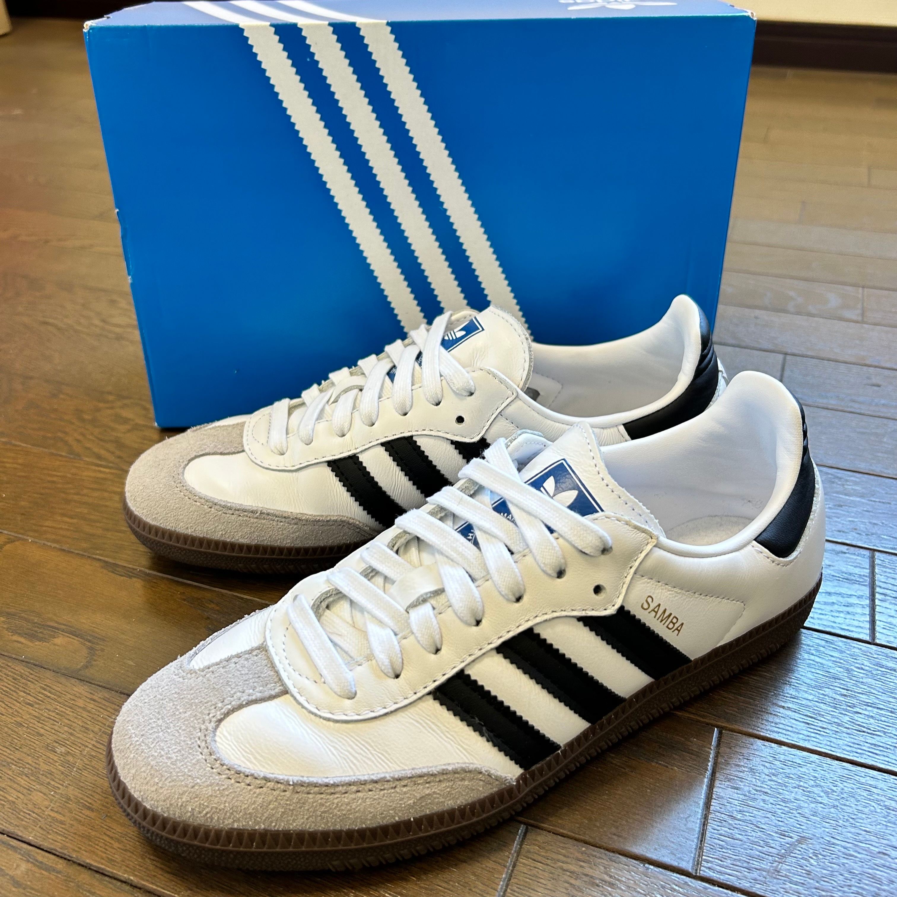 adidas Samba OG "Cloud White/Core Black/Clear Granite"