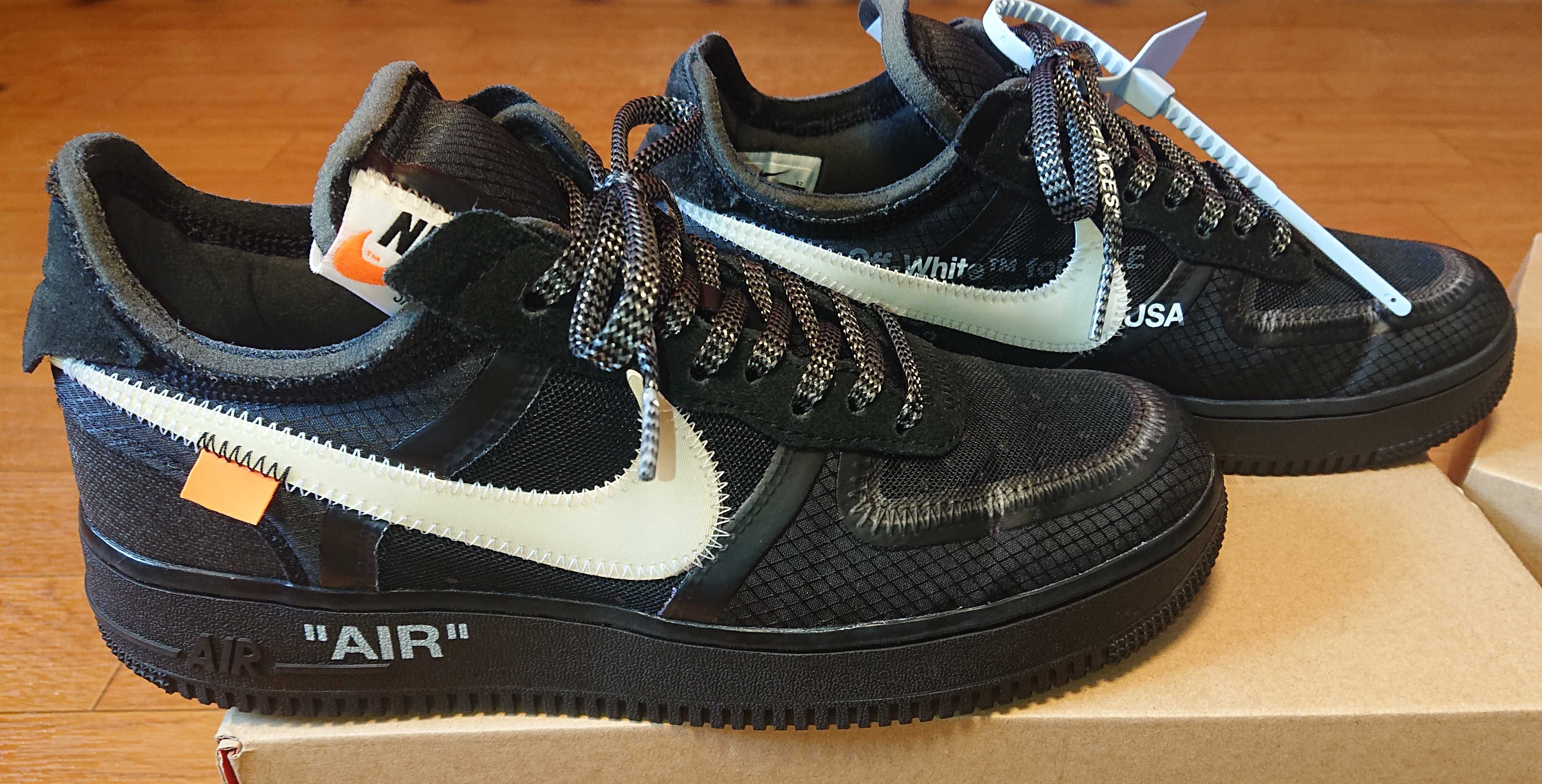Off-White × Nike Air Force 1 Low "Black"