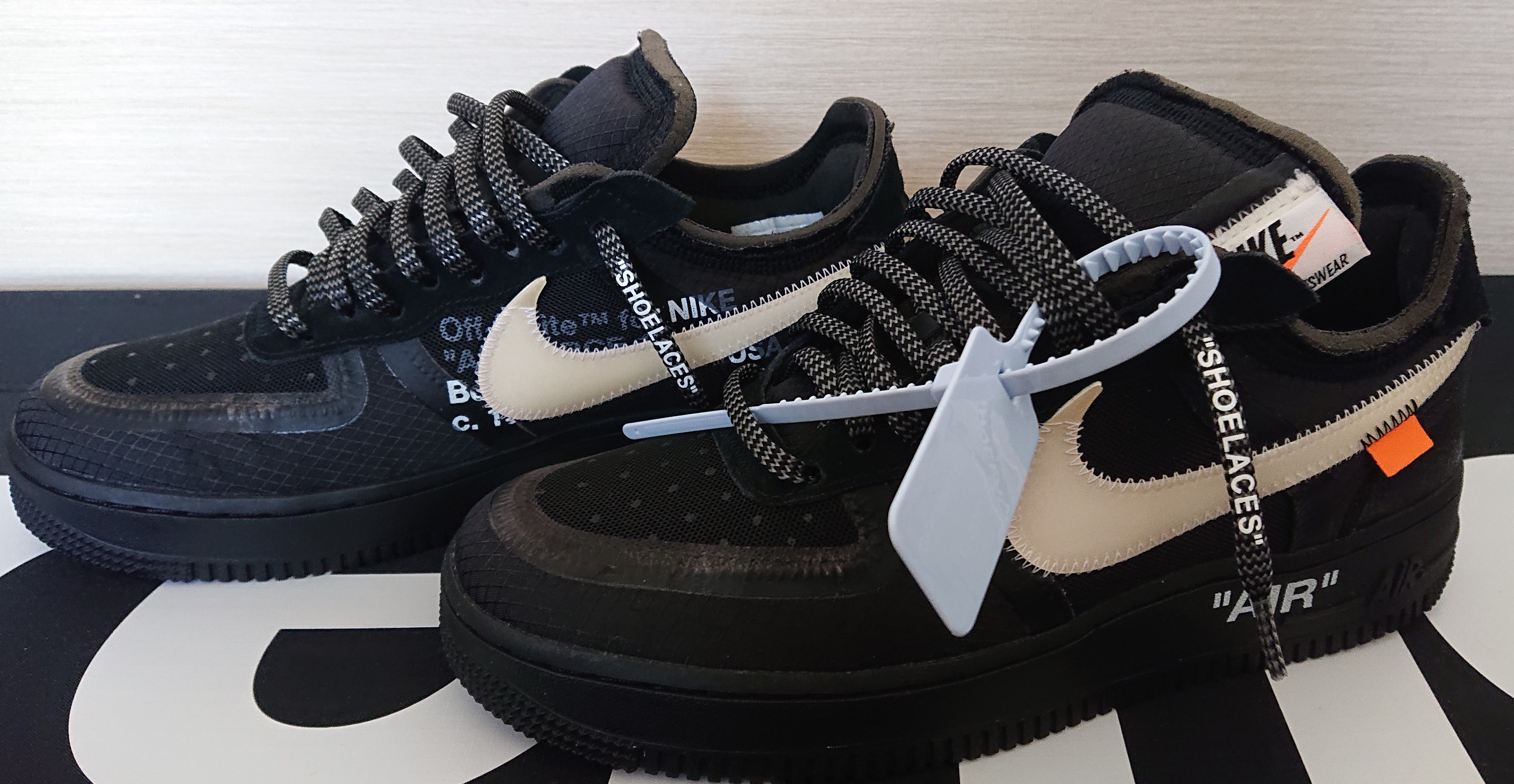Off-White × Nike Air Force 1 Low "Black"