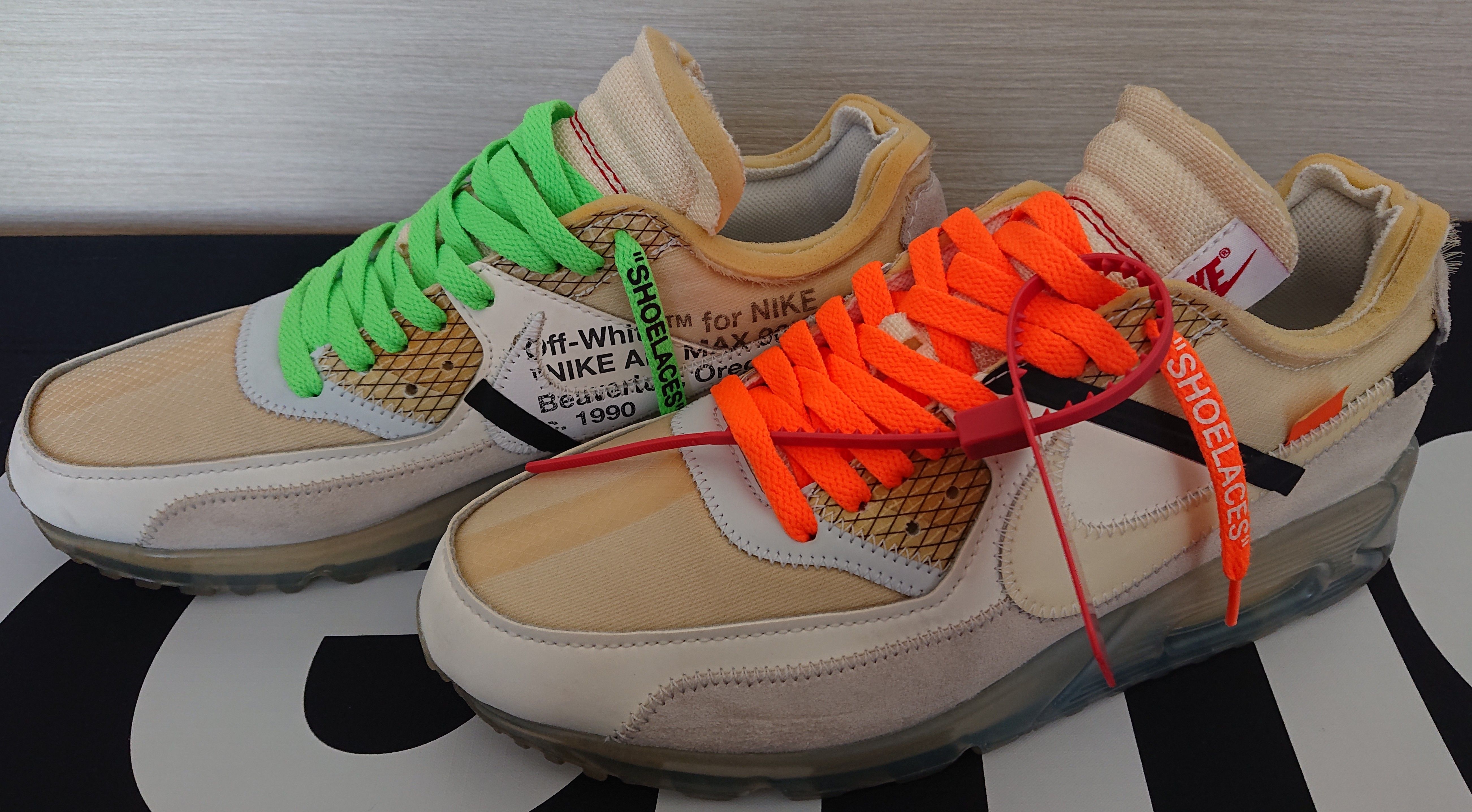 Off-White × Nike Air Max 90 "The 10/Sail"