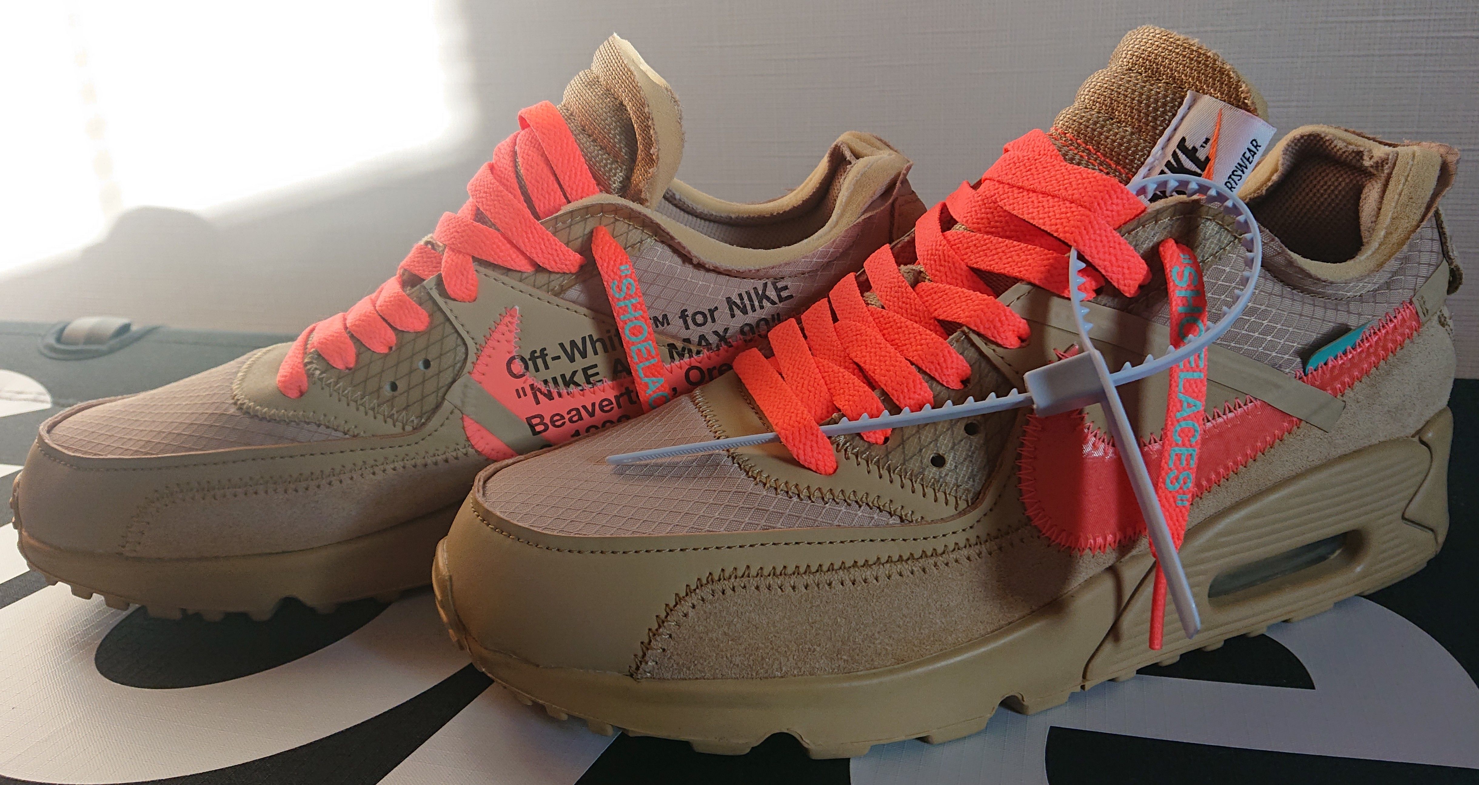 Off-White × Nike Air Max 90 "Desert Ore"