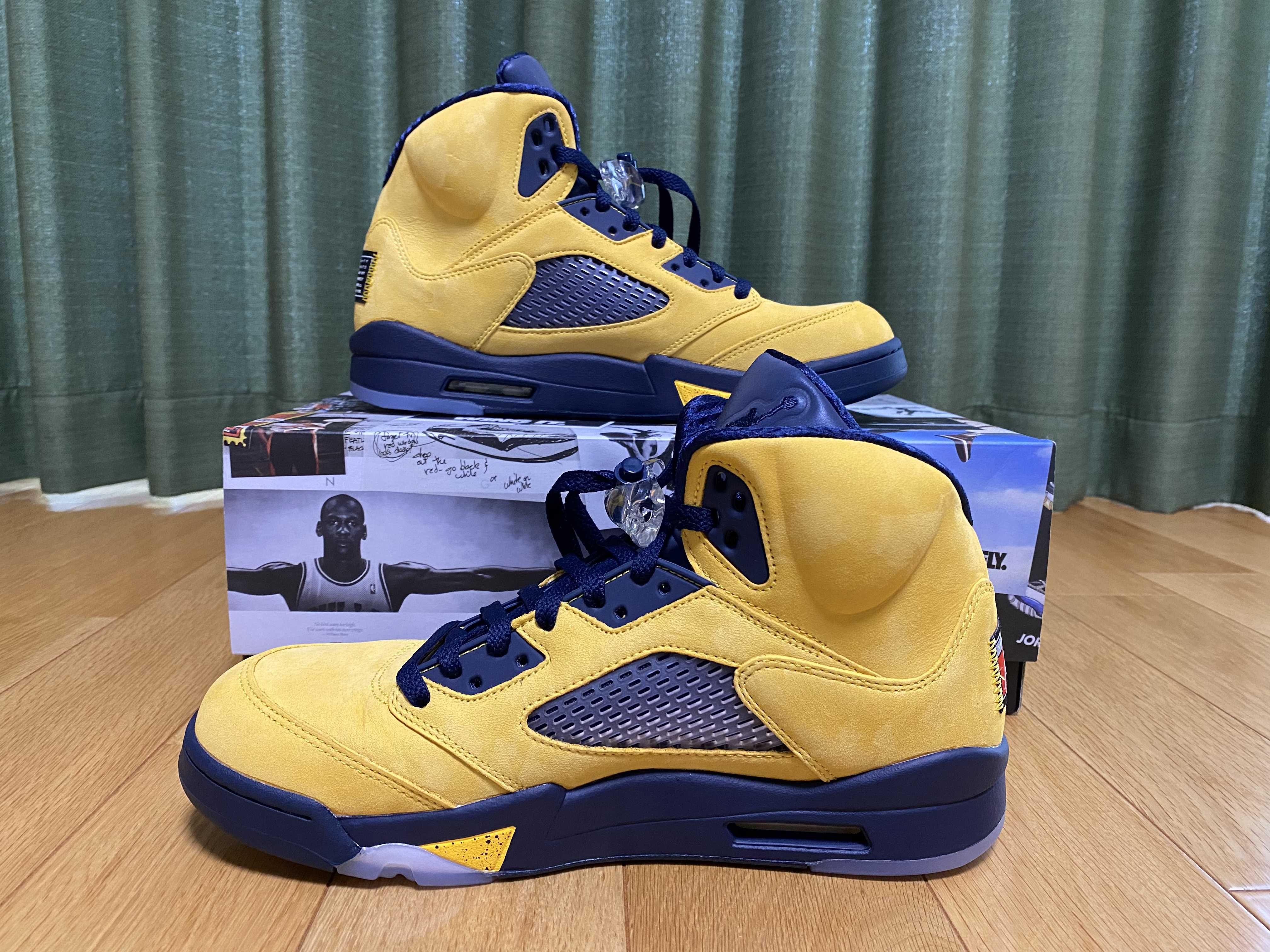 NIKE AIR JORDAN 5 "MICHIGAN"
