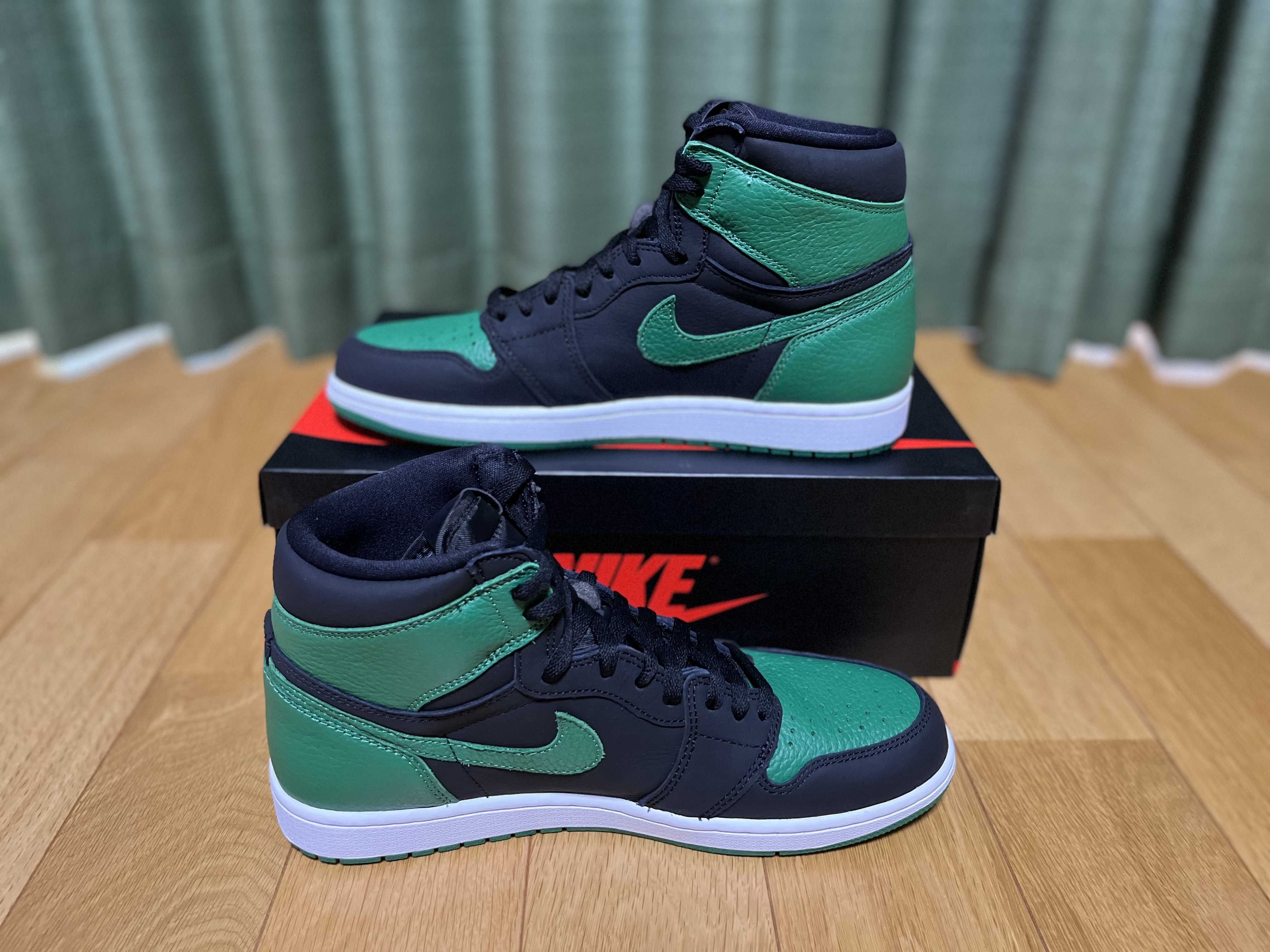 Nike Air Jordan 1 Retro High OG "Black/Pine Green" (2020)