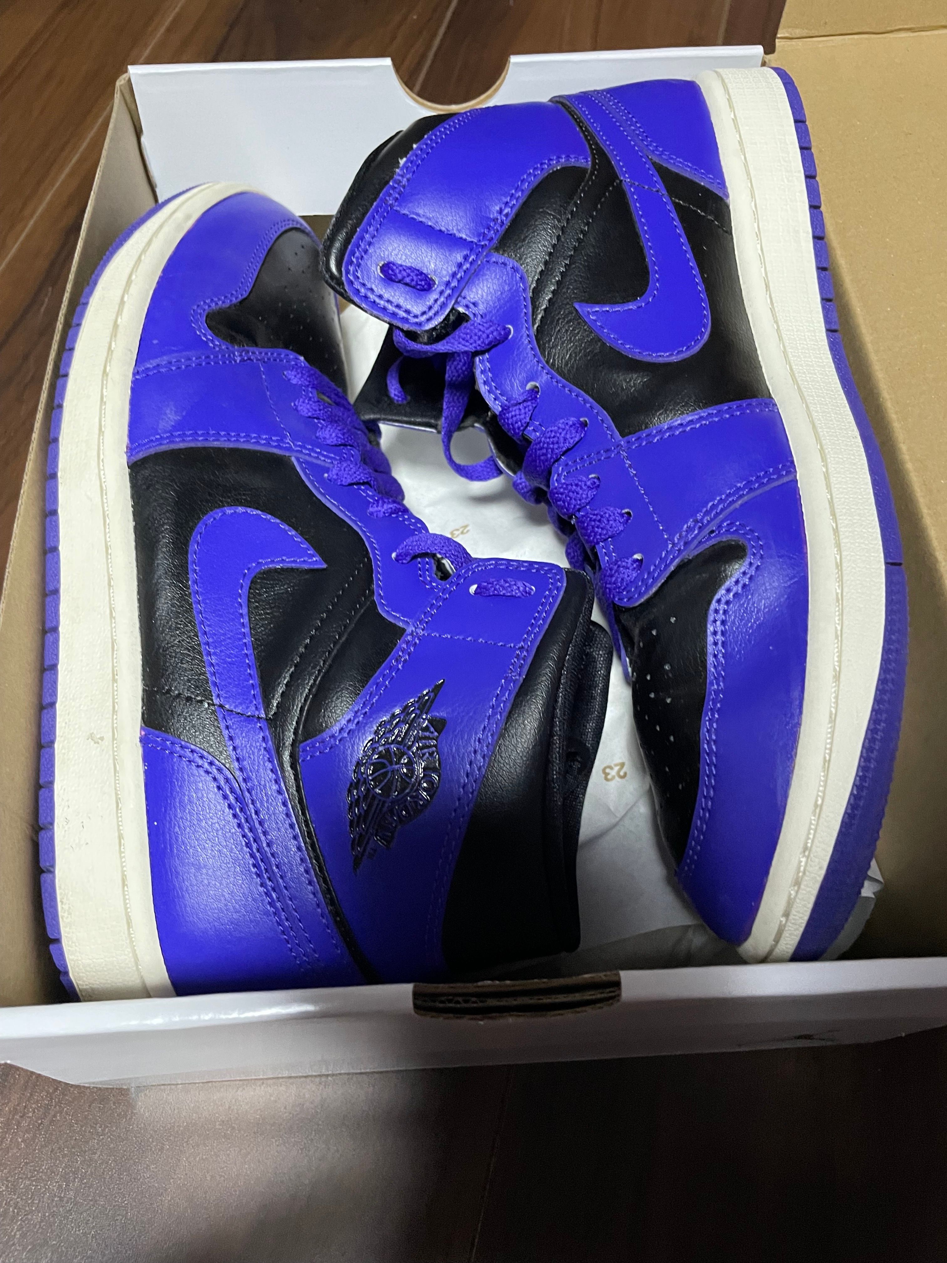Nike Women's Air Jordan 1 Mid "Purple and Black"