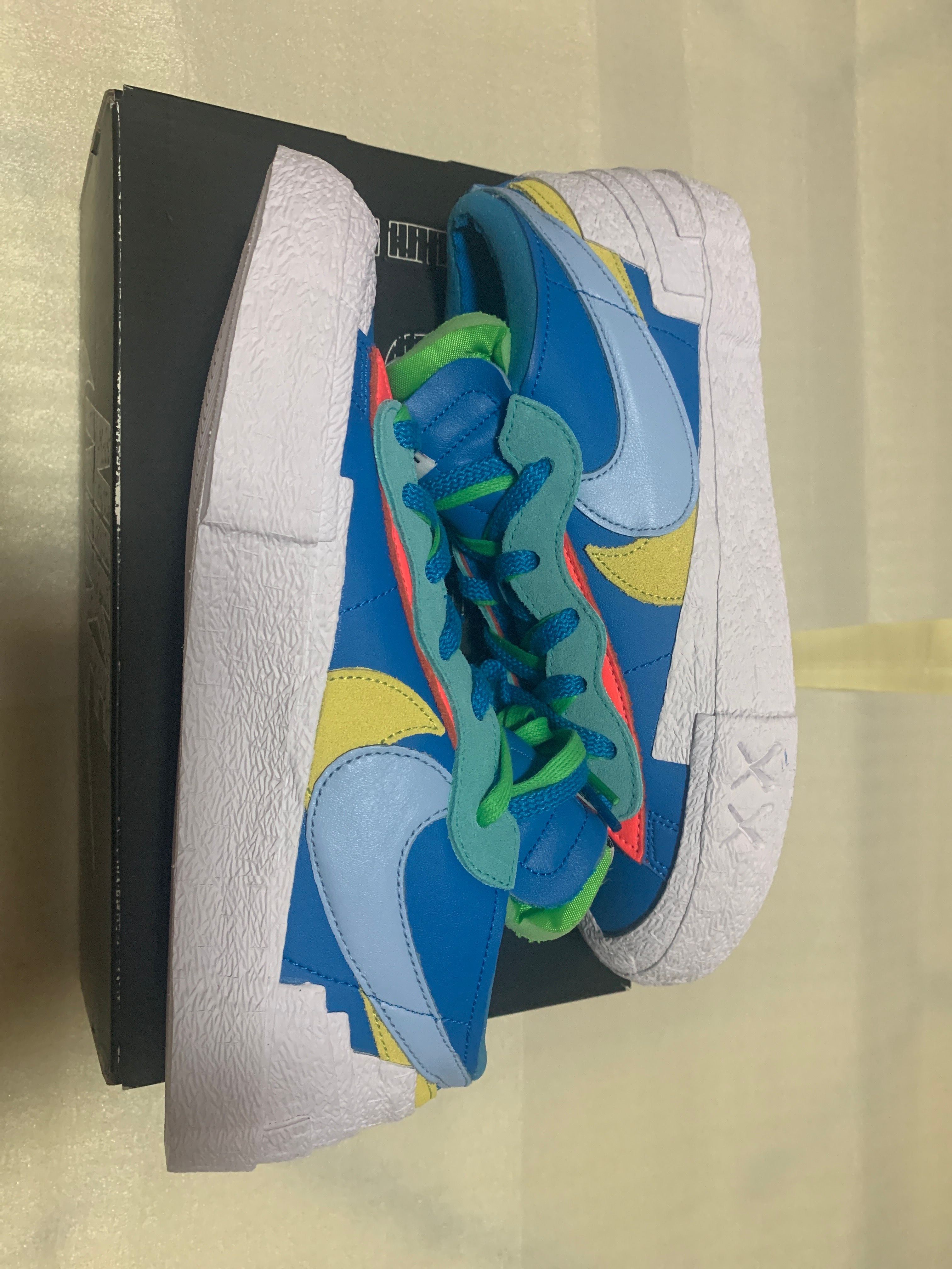 KAWS × sacai × Nike Blazer Low "Neptune Blue"