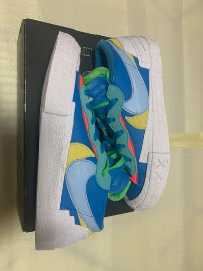 KAWS × sacai × Nike Blazer Low "Neptune Blue"