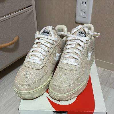 Stussy × Nike Air Force 1 Low "Fossil Stone"