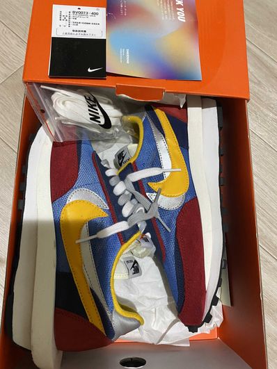 sacai × Nike LDV Waffle "Red/Blue"
