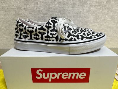 Supreme × Vans Monogram S Logo Skate ERA "Black"
