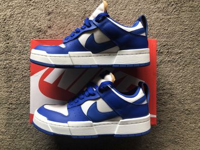 NIKE Women's DUNKED "WHITE/GAME ROYAL"