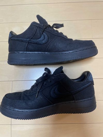Stussy × Nike Air Force 1 Low "Triple Black"