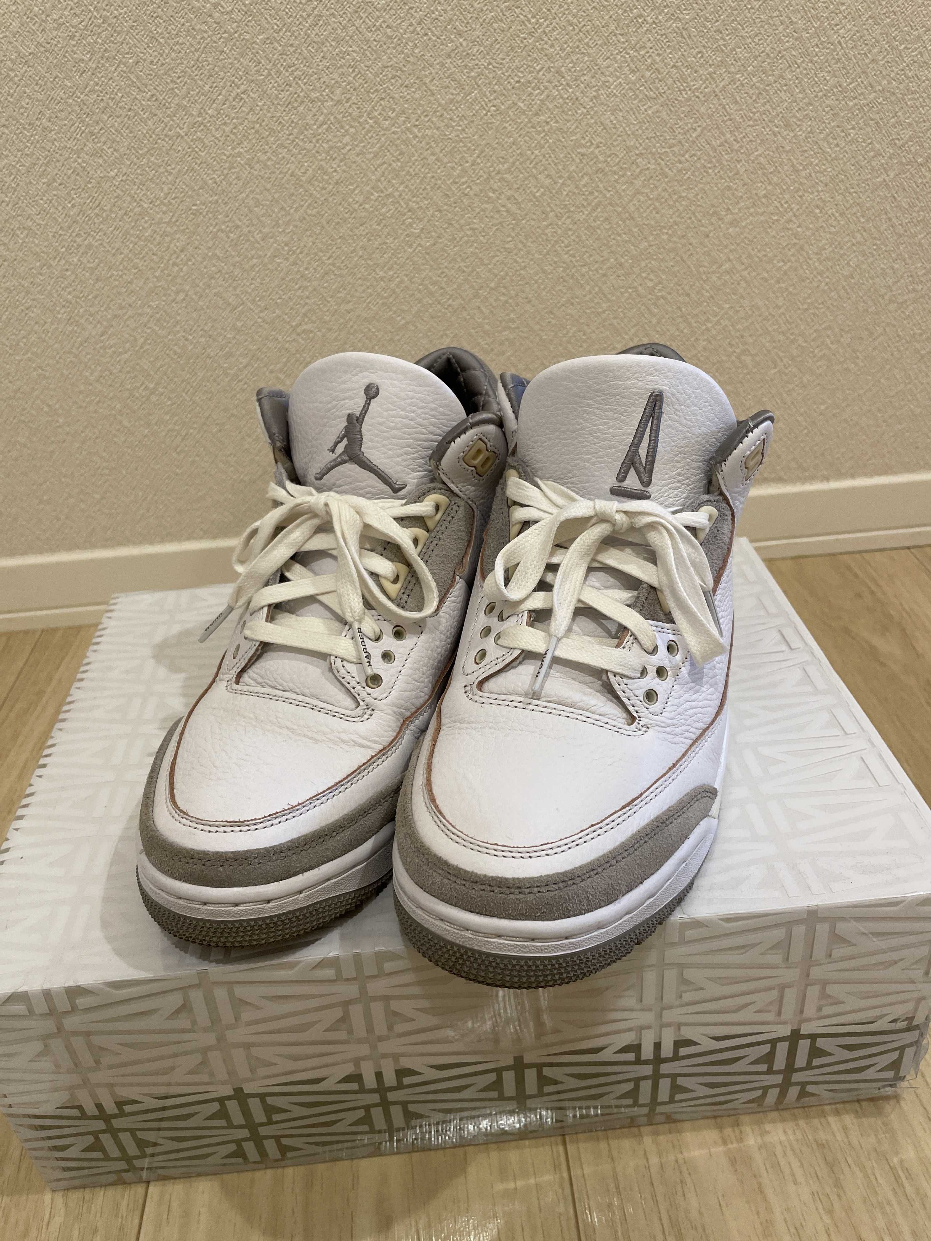 A Ma Maniere × Nike Women's Air Jordan 3 Retro SP "White/Medium Grey Violet Ore"
