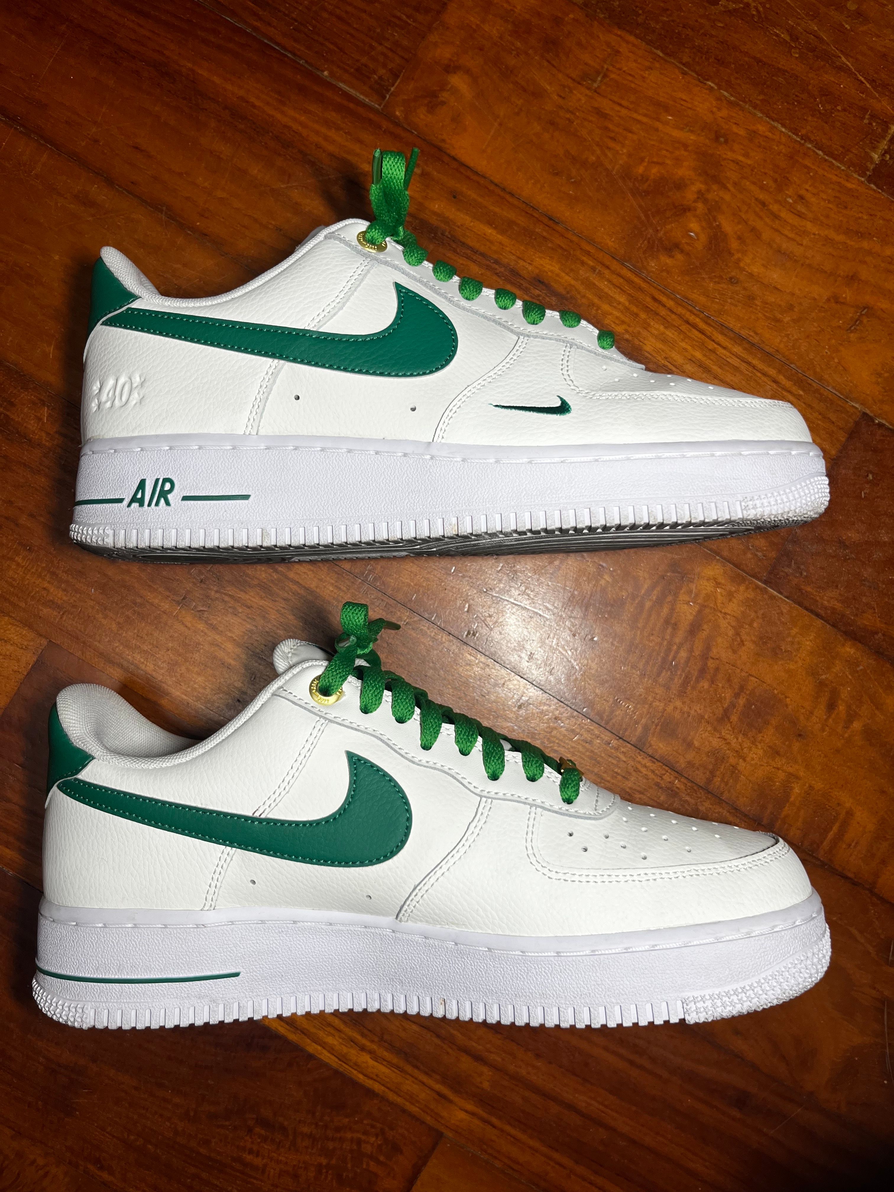 Nike Air Force 1 Low 40th Anniversary "Sail/Malachite-White-Metallic Gold"