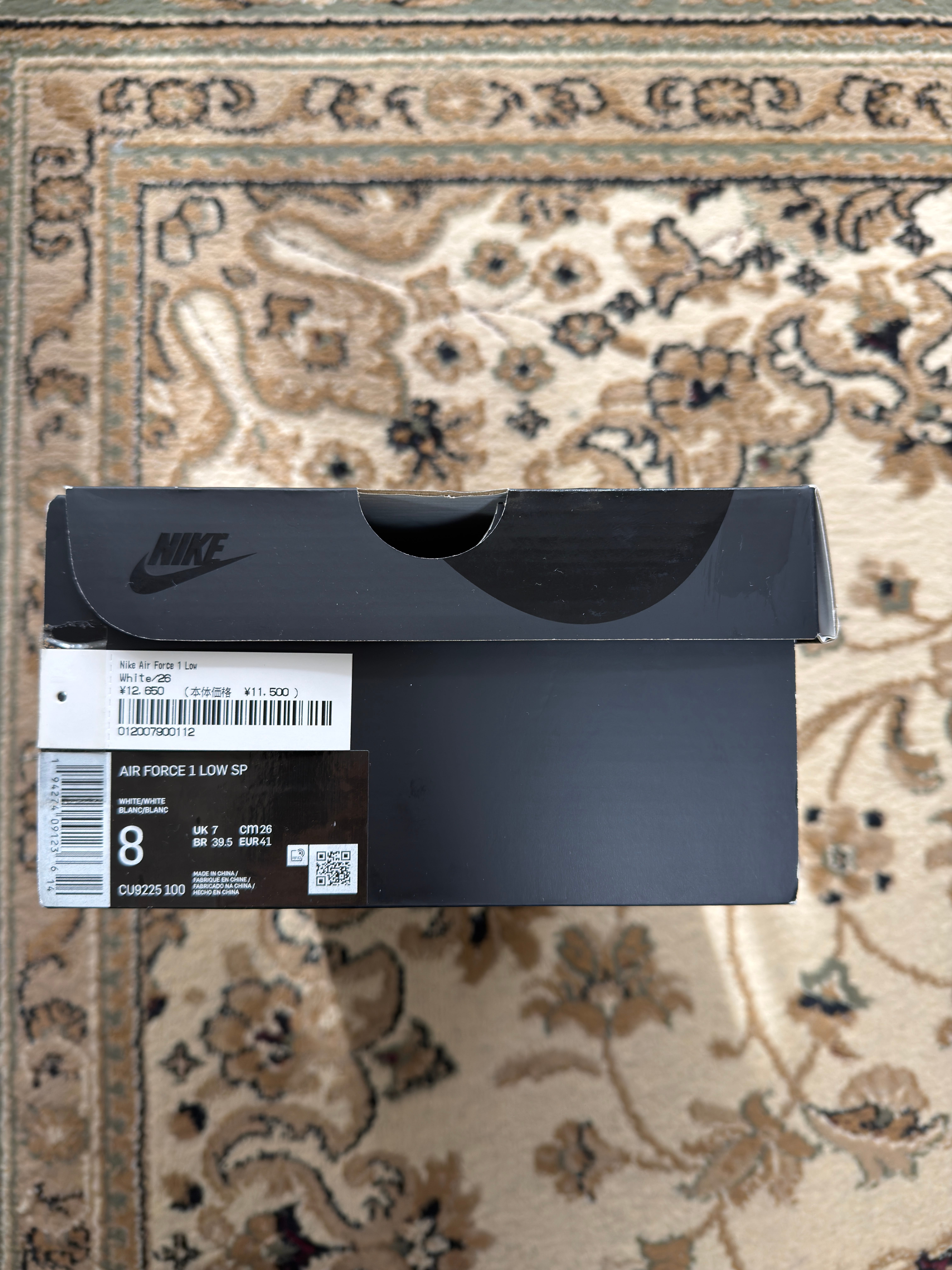 Supreme × Nike Air Force 1 Low "White"