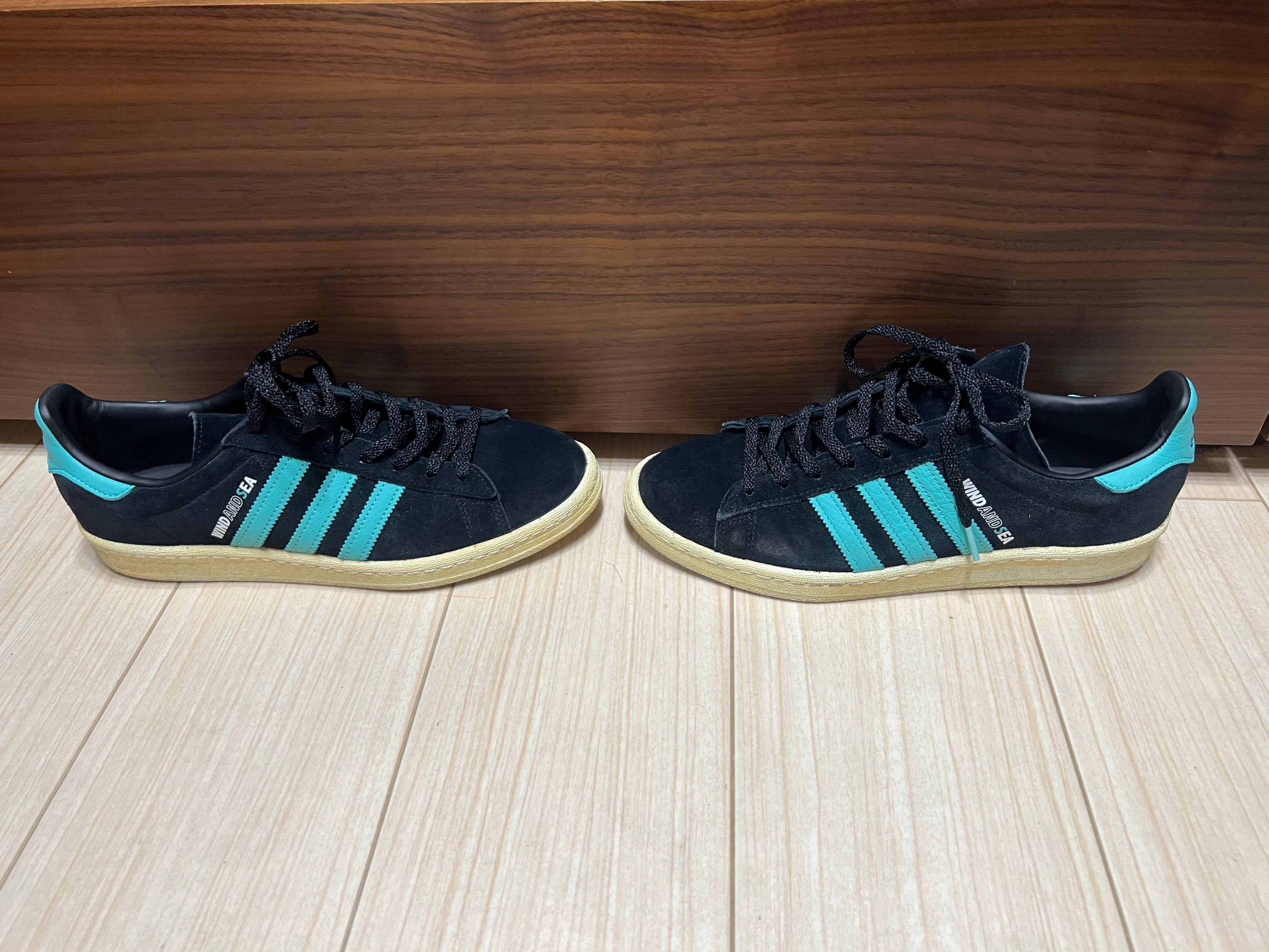 WIND AND SEA × atmos × adidas Campus 80 "Black"