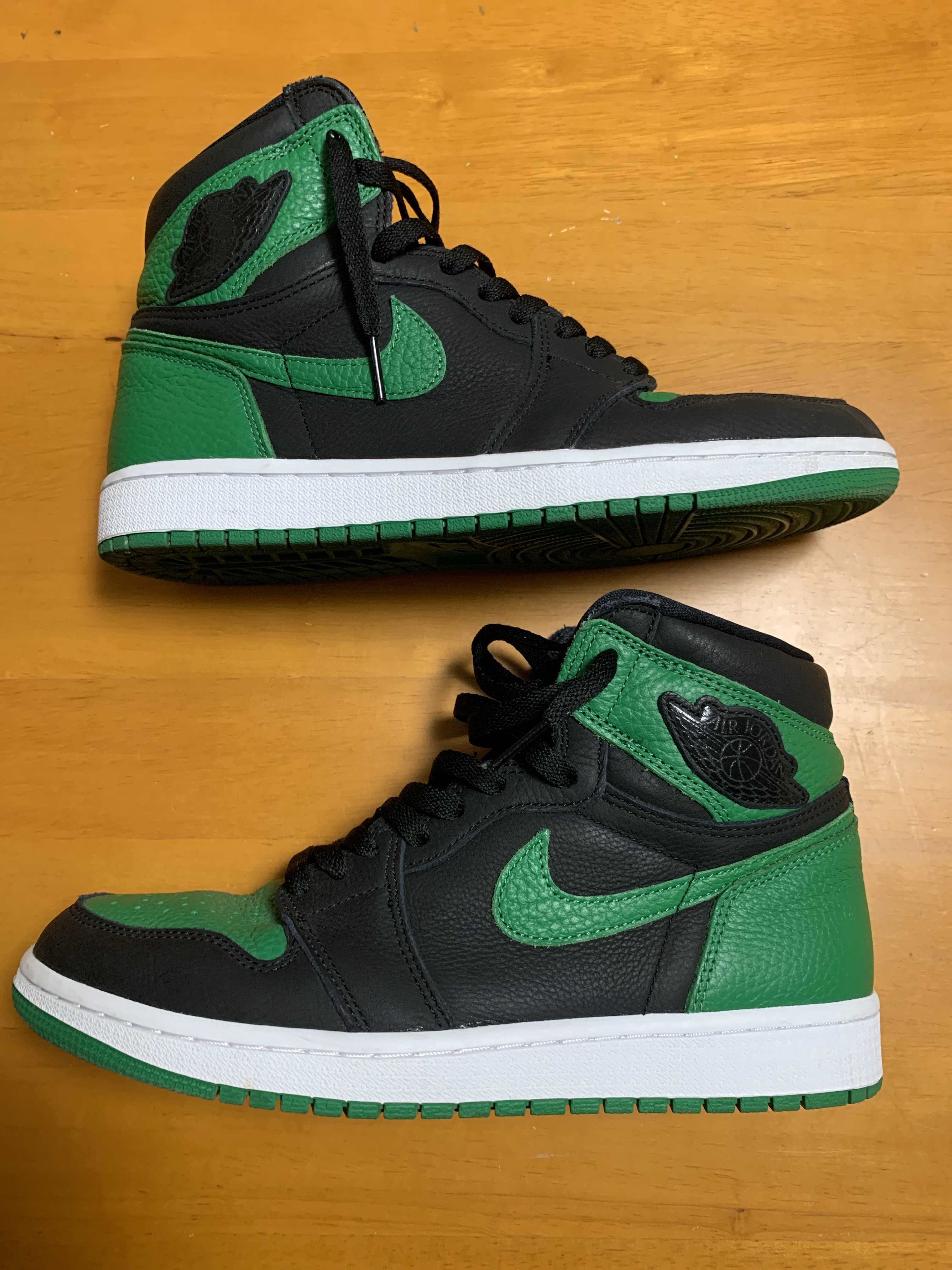 Nike Air Jordan 1 Retro High OG "Black/Pine Green" (2020)      
