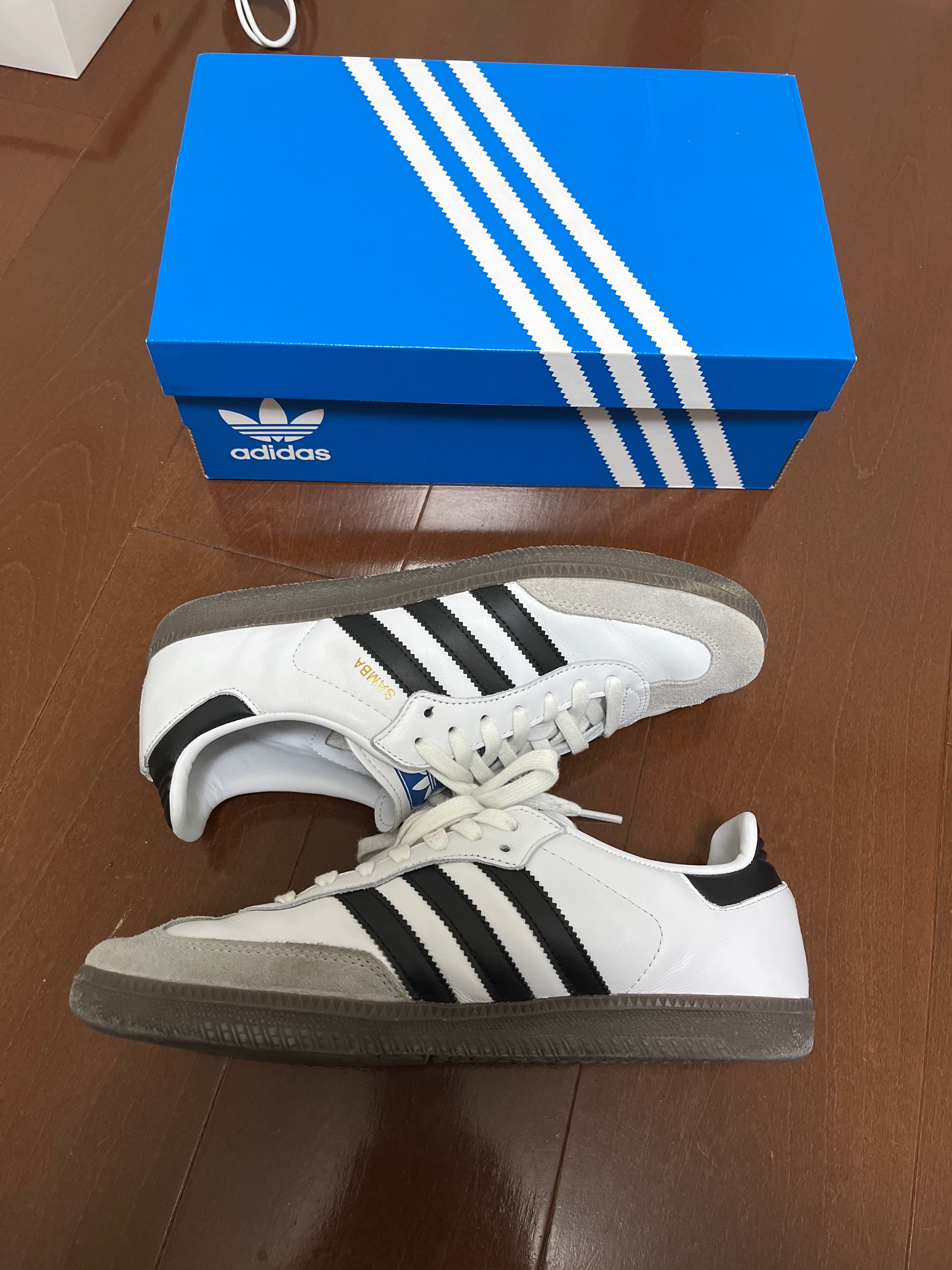 adidas Samba OG "Cloud White/Core Black/Clear Granite"