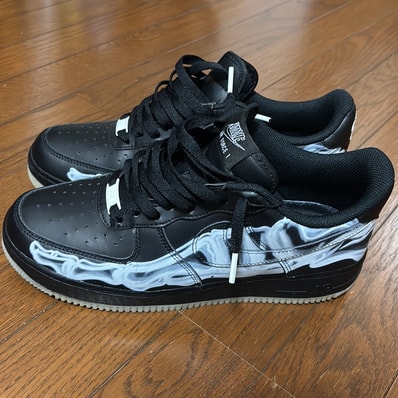 Nike Air Force 1 Low "Black Skeleton"