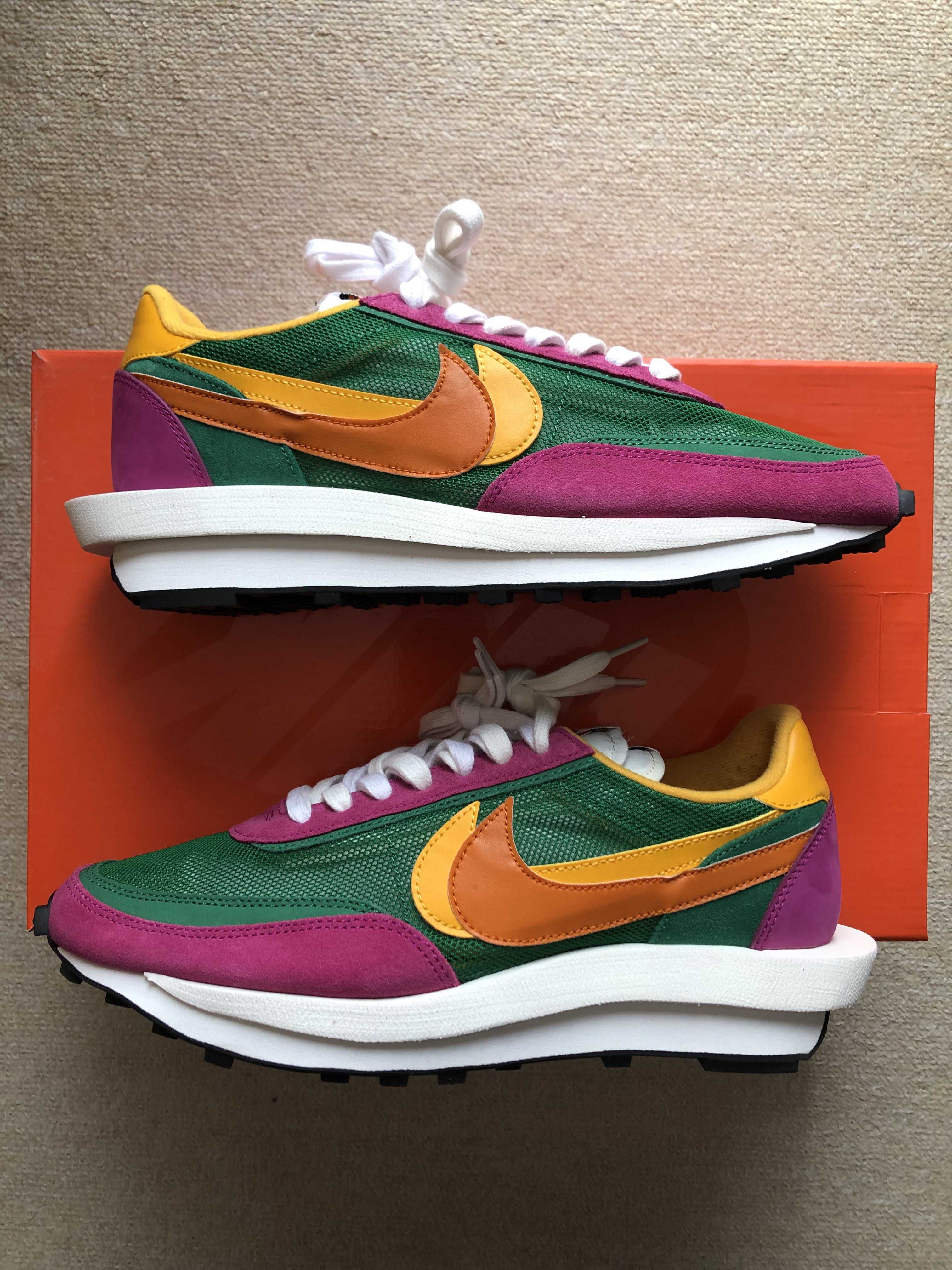 sacai × NIKE LDV WAFFLE "PINE GREEN"