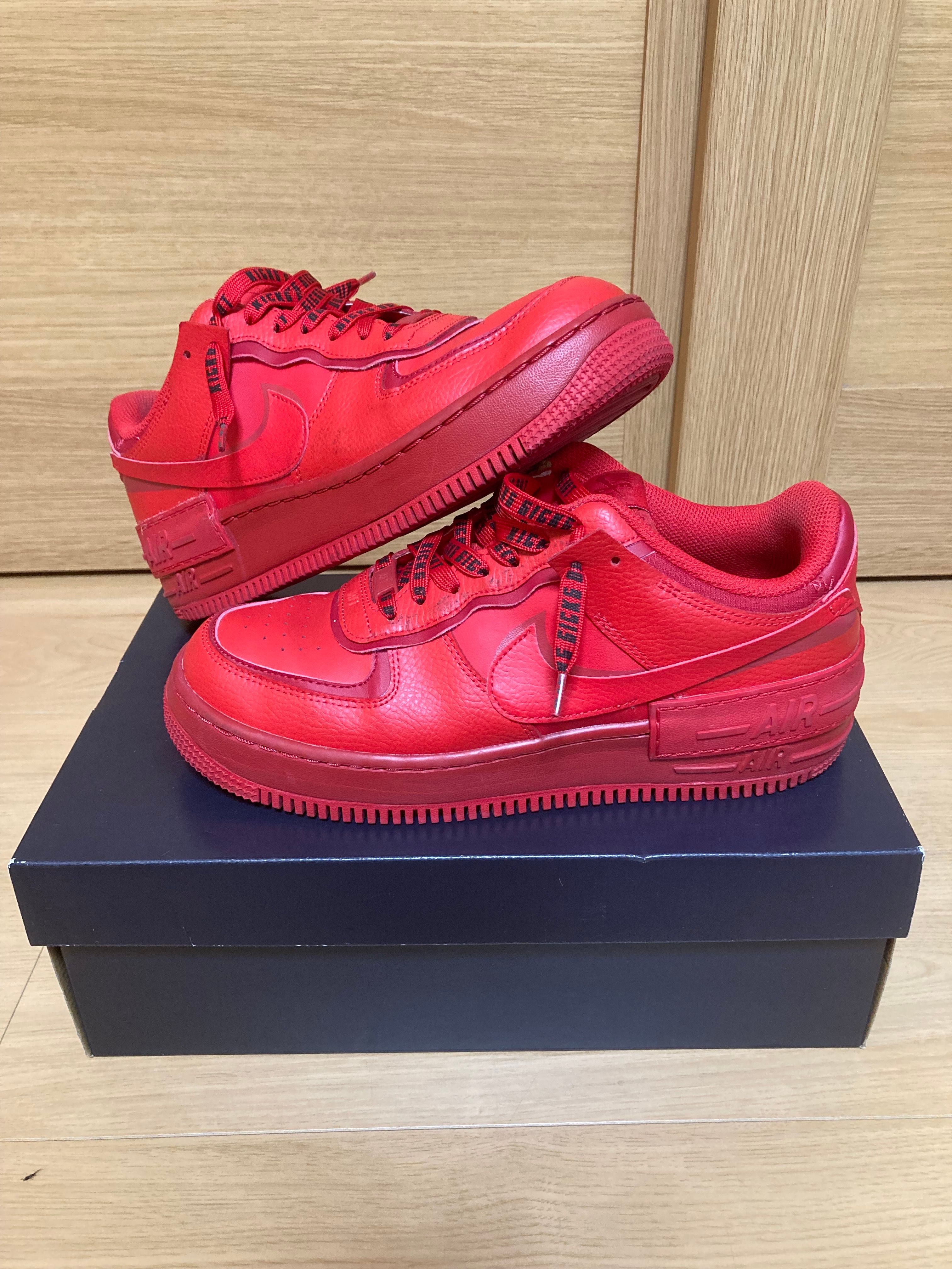 Nike Women's Air Force 1 Low Shadow "Triple Red"