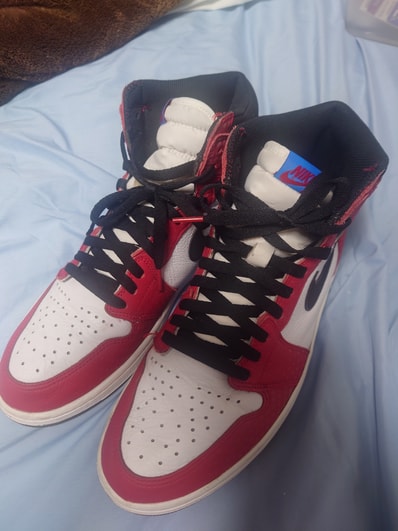 Spiderman × Nike Air Jordan 1 Origin Story "Gym Red/White/Photo Blue/Black"