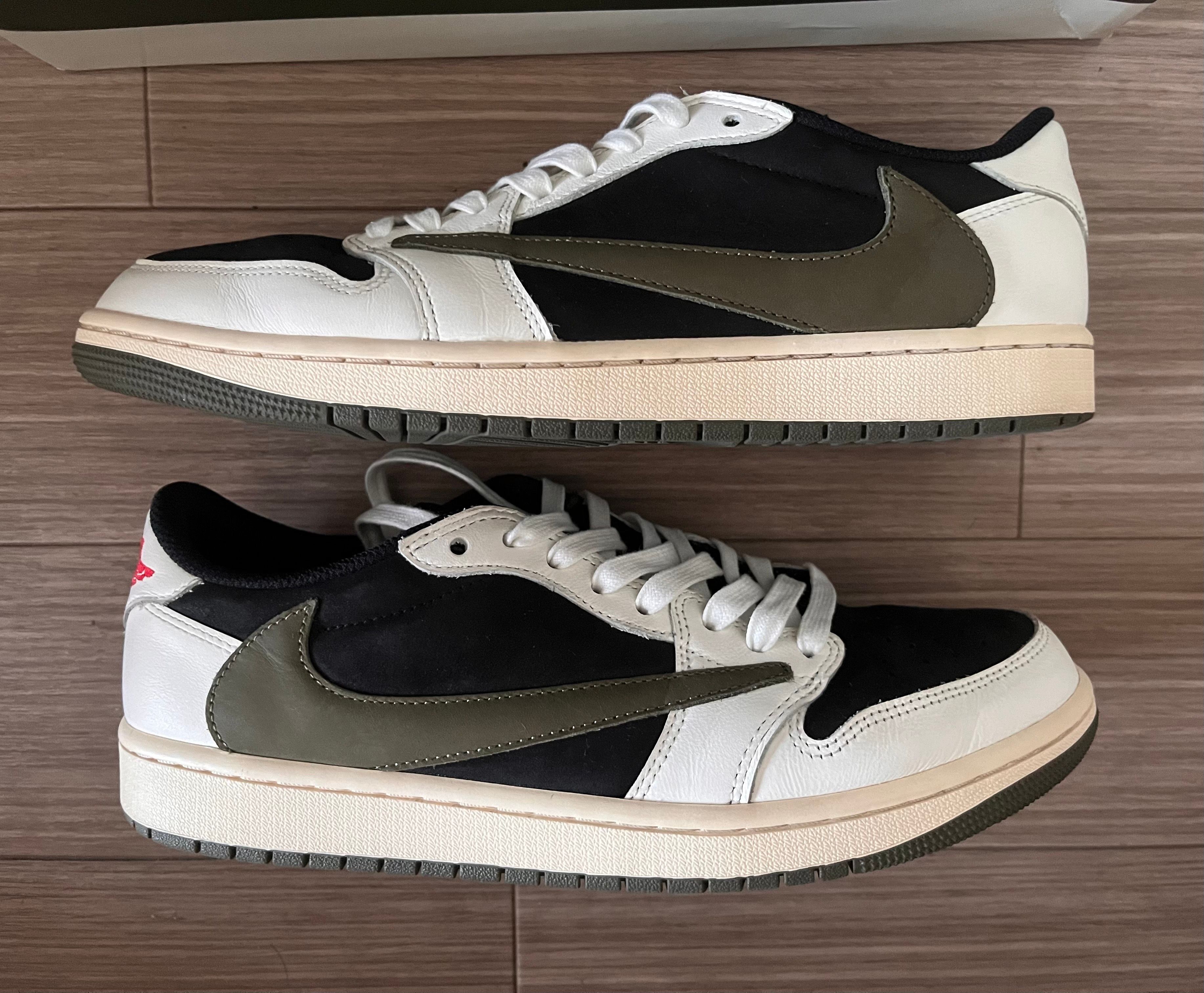 Travis Scott × Nike Women's Air Jordan 1 Low OG "Medium Olive"