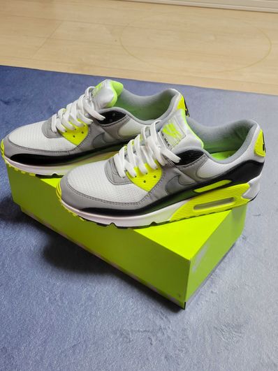 NIKE AIR MAX 90 "VOLT/PARTICLE GREY"
