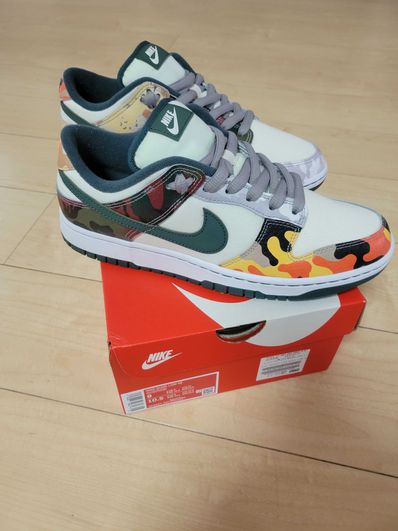 Nike Dunk Low "Sail Multi Camo"